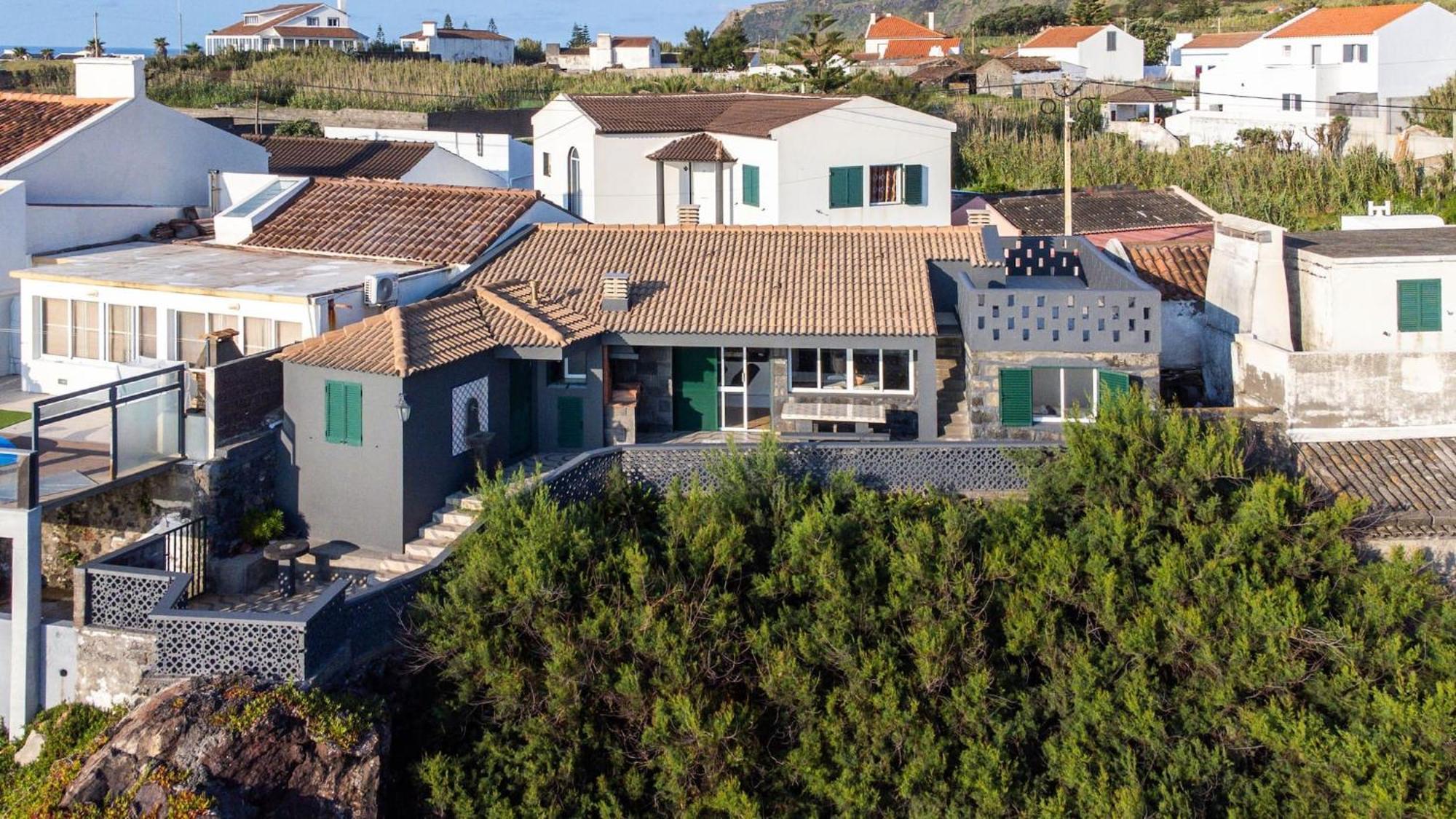 Mosteiros Natural Pool House Exterior foto