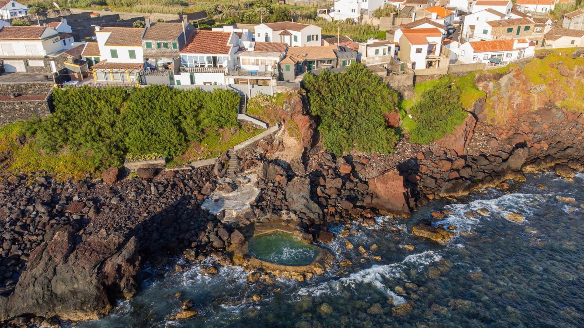 Mosteiros Natural Pool House Exterior foto